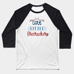 Cute little firecracker Baseball T-Shirt